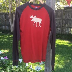 Unisex moose PJ long sleeve new No tags